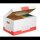 10 Cartonia Archivcontainer weiß/rot 54,8 x 36,4 x 26,8 cm