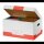 10 Cartonia Archivcontainer weiß/rot 54,8 x 36,4 x 26,8 cm