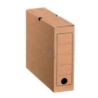 10 Cartonia Archivboxen braun 8,3 x 34,0 x 25,2 cm