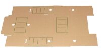 10 Cartonia Archivboxen braun 15,0 x 34,0 x 25,2 cm