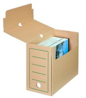 10 Cartonia Archivboxen braun 15,0 x 34,0 x 25,2 cm