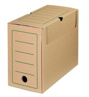10 Cartonia Archivboxen braun 15,0 x 34,0 x 25,2 cm