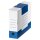 10 Cartonia Archivboxen weiß/blau 8,3 x 34,0 x 25,2 cm