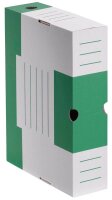10 Cartonia Archivboxen weiß/grün 8,3 x 34,0 x...