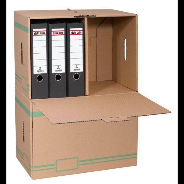 10 Cartonia Archivcontainer braun 50,2 x 35,6 x 31,0 cm