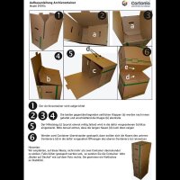 10 Cartonia Archivcontainer braun 50,2 x 35,6 x 31,0 cm
