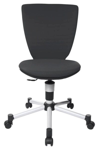 Topstar Kinderdrehstuhl Titan® Junior 3D, 71407 BI0 Stoff schwarz, Gestell silber