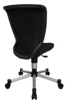 Topstar Kinderdrehstuhl Titan® Junior 3D, 71407 BI0 Stoff schwarz, Gestell silber