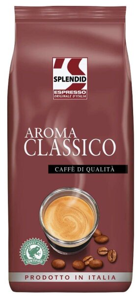 SPLENDID AROMA CLASSICO Kaffeebohnen, Arabica- und Robustabohnen 1 kg