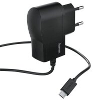 hama Ladekabel mit Adapter schwarz, Kabellänge: 1,0...