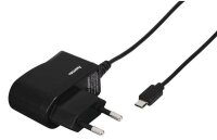 hama Ladekabel mit Adapter schwarz, Kabellänge: 1,0...