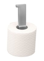 WENKO Toilettenpapierhalter Genova silber, matt