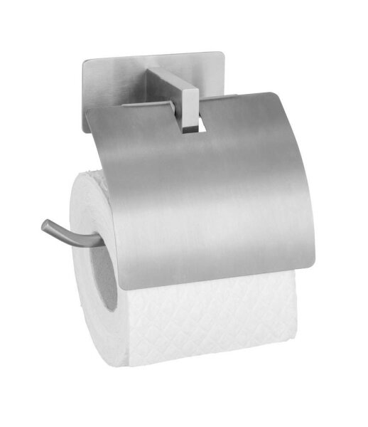 WENKO Toilettenpapierhalter Genova Shine silber, matt