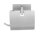 WENKO Toilettenpapierhalter Genova Shine silber, matt