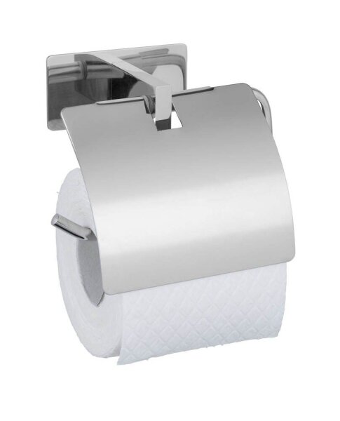 WENKO Toilettenpapierhalter Genova Shine silber, glänzend