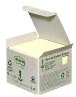 Post-it® Recycling Notes Haftnotizen 6541B gelb, 6...