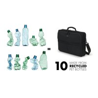 DICOTA Laptoptasche Eco Multi SCALE Kunstfaser schwarz D31432 bis 44,0 cm (17,3 Zoll)