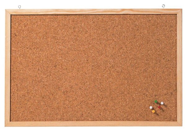 FRANKEN Pinnwand 80,0 x 60,0 cm Kork braun