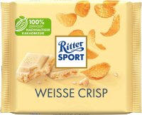 Ritter SPORT WEISS + CRISP Schokolade 100,0 g