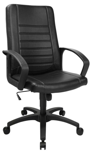 Topstar Chefsessel Premium Point 100, 7900D60 Kunstleder schwarz, Gestell schwarz