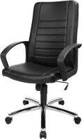 Topstar Chefsessel Premium Point 100, 7909D60 Kunstleder schwarz, Gestell chrom