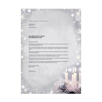 SIGEL Weihnachtsbriefpapier Christmas Silence Motiv DIN A4 90 g/qm 100 Blatt