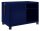 BISLEY Note™ Caddy Rollcontainer oxfordblau 2 Auszüge 80,0 x 49,0 x 56,3 cm