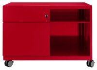 BISLEY Note™ Caddy Rollcontainer kardinalrot 2...
