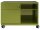 BISLEY Note™ Caddy Rollcontainer grün 2 Auszüge 80,0 x 49,0 x 56,3 cm
