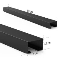 hama Kabelkanal 55,0 cm schwarz