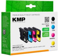 KMP B65V schwarz, cyan, magenta, gelb Druckerpatronen...