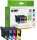 KMP B65V schwarz, cyan, magenta, gelb Druckerpatronen kompatibel zu brother LC985VALBP , 4er-Set