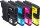 KMP B65V schwarz, cyan, magenta, gelb Druckerpatronen kompatibel zu brother LC985VALBP , 4er-Set