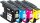 KMP B59V schwarz, cyan, magenta, gelb Druckerpatronen kompatibel zu brother LC1240VALBP, 4er-Set