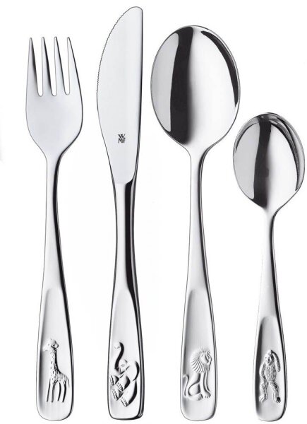 WMF Kinderbesteck-Set Tiere 4-tlg.