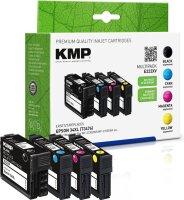 KMP E222XV schwarz, cyan, magenta, gelb Druckerpatronen...