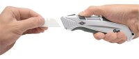 WEDO Cuttermesser CERA-Safeline® Safety ALU grau 19,0 mm, 1 St.