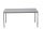 Gürkan Mehrzwecktisch grau rechteckig, Vierkantrohr grau, 120,0 x 60,0 x 75,0 cm
