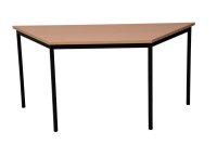 Gürkan Mehrzwecktisch buche Trapezform, Vierkantrohr...