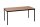 Gürkan Mehrzwecktisch buche rechteckig, Vierkantrohr schwarz, 120,0 x 60,0 x 75,0 cm