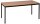 Gürkan Mehrzwecktisch buche rechteckig, Vierkantrohr schwarz, 160,0 x 80,0 x 75,0 cm