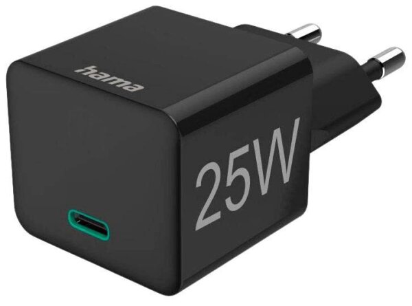 hama Ladeadapter schwarz, 25 Watt