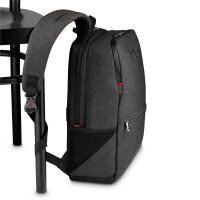 WENGER Laptop-Rucksack MX Reload Kunstfaser grau 17,0 l bis 35,6 cm (14 Zoll)