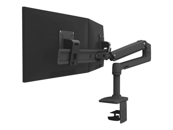 ergotron Monitor-Halterung LX Dual Direct 45-489-224 schwarz für 2 Monitore, Tischklemme