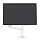 ergotron Monitor-Halterung LX mit hoher Säule 45-537-216 weiß für 1 Monitor, Tischklemme, Tischbohrung