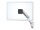 ergotron Monitor-Halterung HX 45-478-216 weiß für 1 Monitor, Wandhalterung