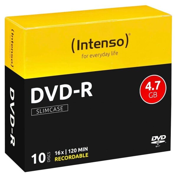 Intenso DVD-R 4,7 GB, 10 St.