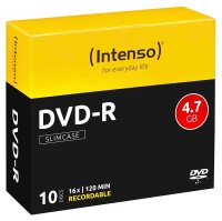 Intenso DVD-R 4,7 GB, 10 St.