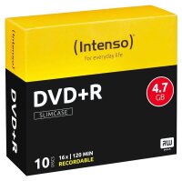 Intenso DVD+R 4,7 GB, 10 St.