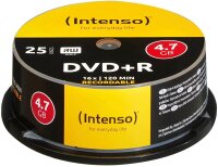 Intenso DVD+R 4,7 GB, 25 St.